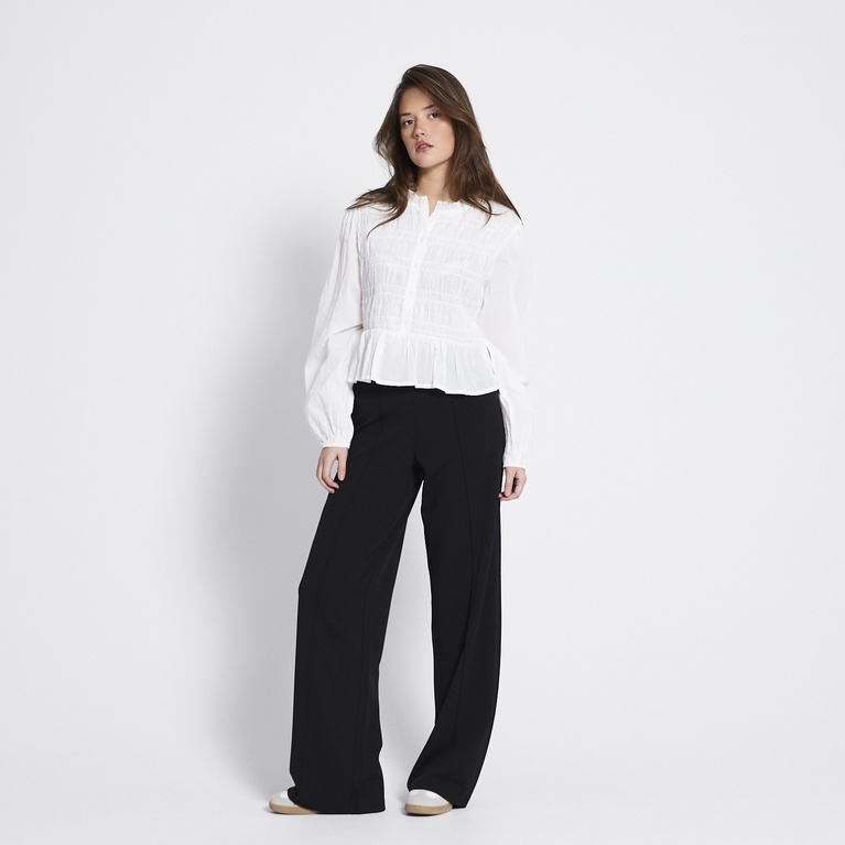 High waist wide dress pants "Tania" Black